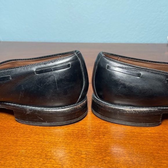 Allen Edmonds Grayson 13 A Narrow Width Black Leather Tassel Loafers Shoes 8217 - Picture 14 of 14